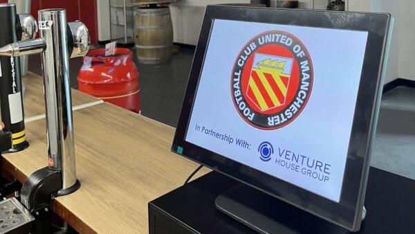 TouchPoint terminal in FC United of Manchester bar